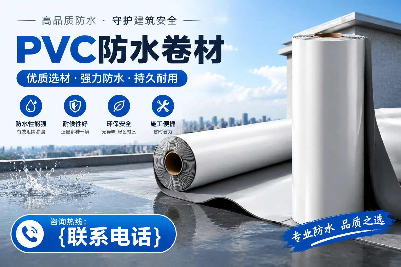 PVC防水卷材的选购技巧与注意事项，助您在普洱找到合适产品